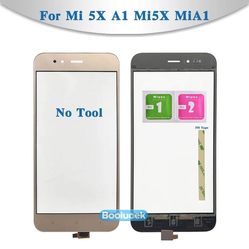 Запасной сенсорный экран 5 дюйма для Xiaomi Mi 5X A1 Mi5X MiA1 дигитайзер сенсор внешняя