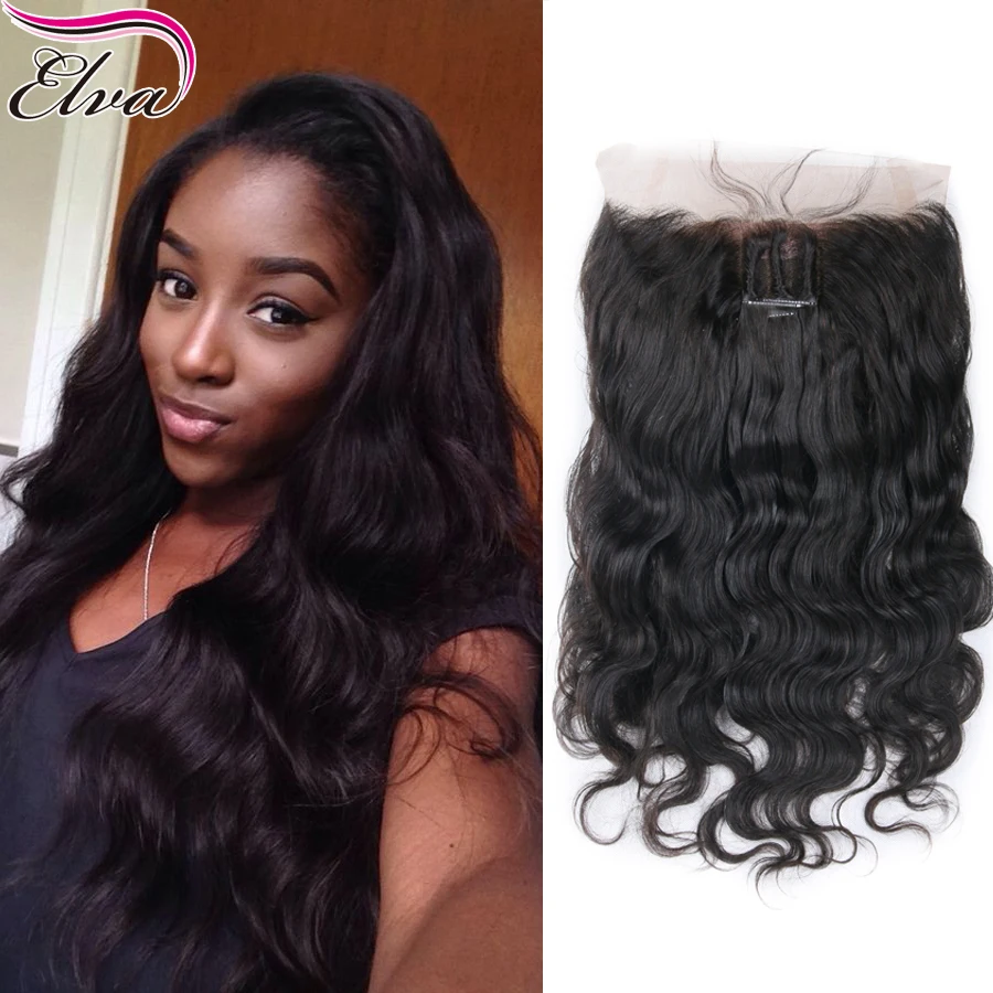 

360 Lace Virgin Hair Pre Plucked Lace Frontal Closure Brazilian Virgin Hair Body Wave Lace Frontal With Baby Hair Bleached Knots