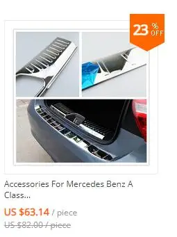 Аксессуары для Mercedes Benz A класс W176 2013 задний бампер крышка багажника ворота порога стайлинга автомобилей