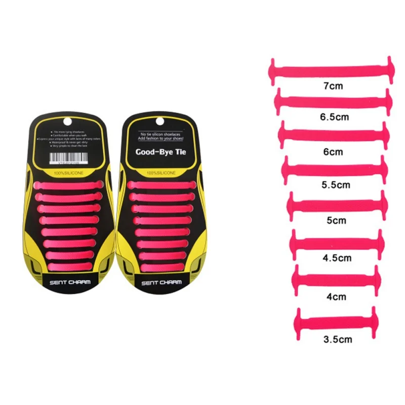 Эластичные силиконовые шнурки без шнуровки резиновые шнурки Аксессуары шнурки водонепроницаемые легко установить ленивые