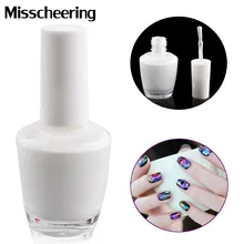 1 бутылка 15 мл дизайн ногтей белый клей со звездочками фольга s 3d УФ Гель-лак переводная Фольга наклейка клей аксессуары для маникюра Инструменты