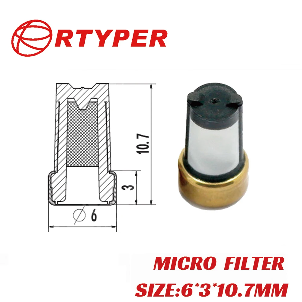 

100 PCS fuel injector micro filter 11002 For 195500-4390 Nissan Altima Sentra 2.5