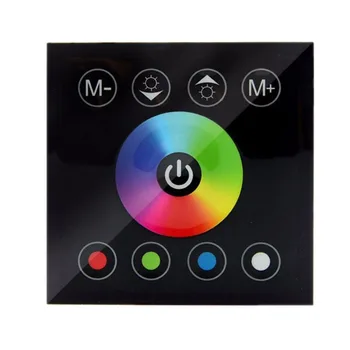 

20pcs DC 12V 24V Wireless LED Controller RF Touch Panel LED Dimmer RGBW Remote Controller For SMD 5050 3528 RGBW Strip Light