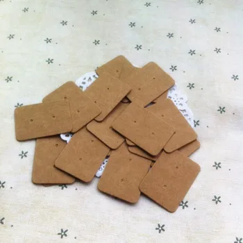 

Handmade Jewelry Accessories Bronze Retro Earrings Card Cardboard Kraft Paper Packaging Wedding Decor Party Supplies