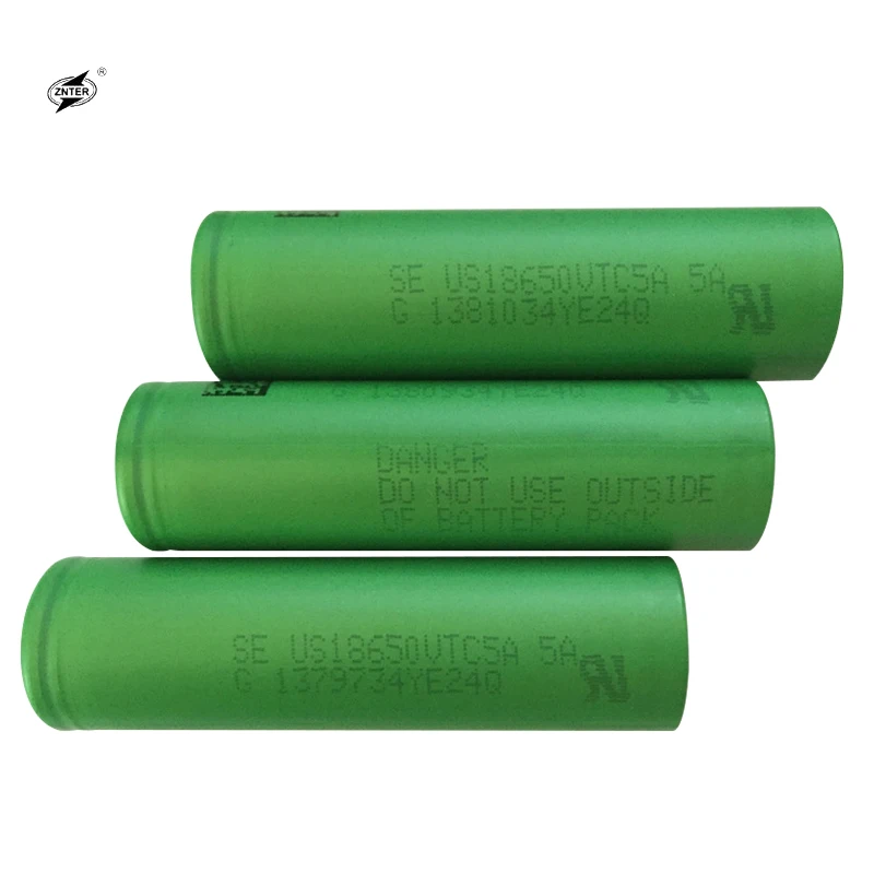 ZNTER 100% Оригинал 3 7 V 2600mAh VTC5A литий ионная аккумуляторная батарея 18650 Akku US18650VTC5A 35A