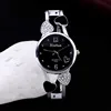 2022 Xinhua Fashion Watches Women Stainless Steel Bracelet Bangle Flower Lover Heart Shape Wristwatches Female Clock Relogios ► Photo 2/4