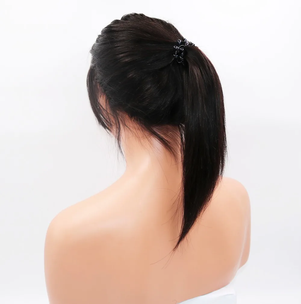 Eversilky Glueless короткий парик с боковой челкой спереди кружевные человеческие волосы парики боб стиль для черных женщин перуанские волосы remy парик