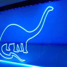 LK336-динозавр декорация для дома с животными подарок светодиодный неоновый свет вывеска домашний декор ремесла