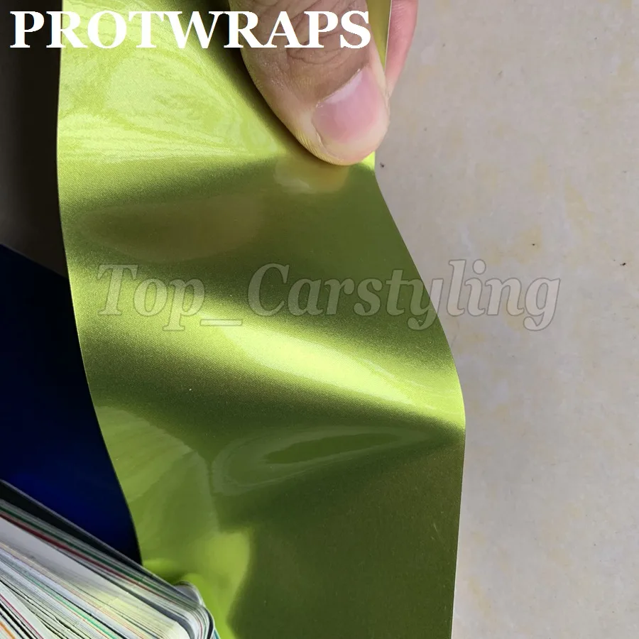 Gloss Metallic candy vinyl car wrap film cast hexis 3m vivide car wrap foil  (20)