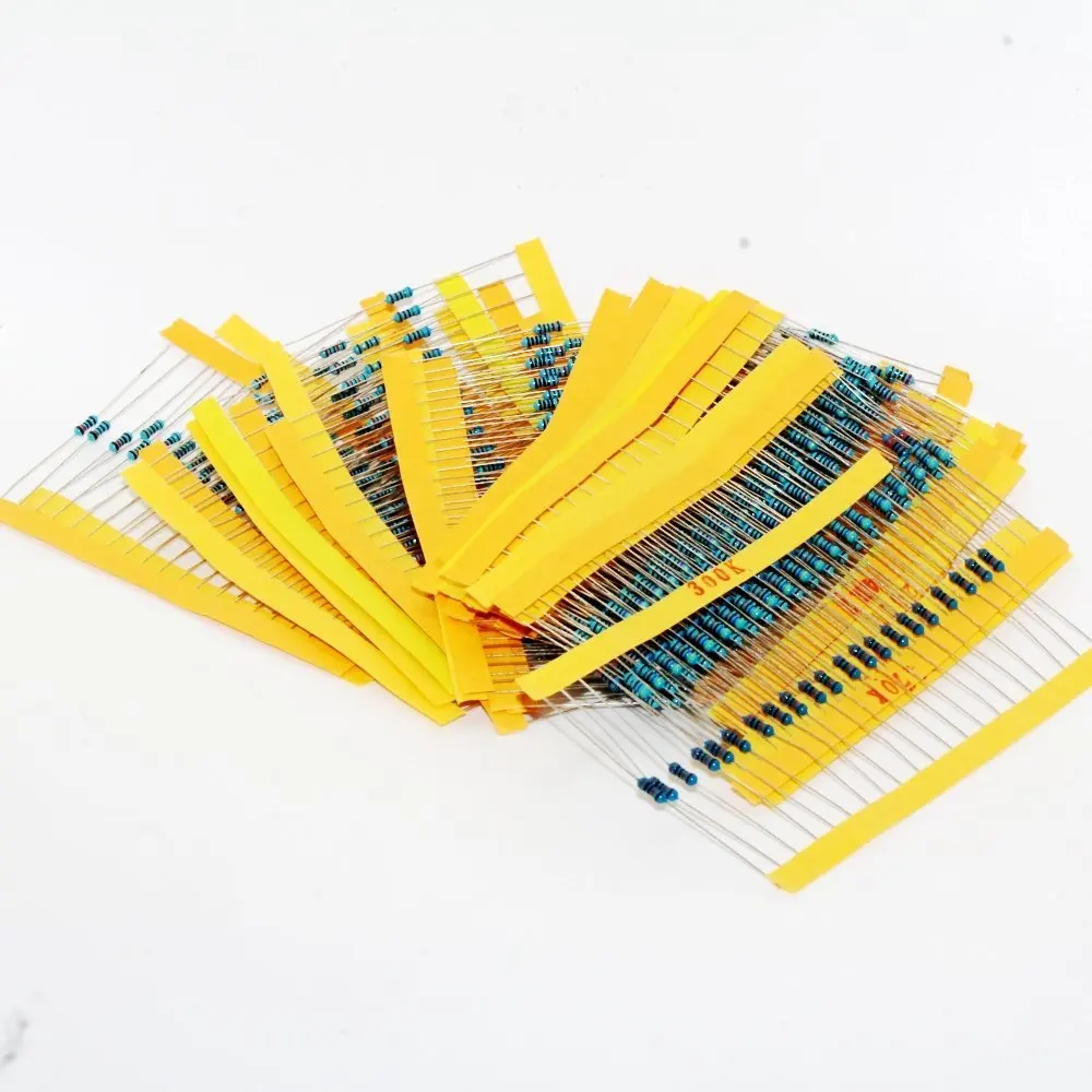 Комплект резисторов 30 типов 1/4 Вт 10 Ом 1 м для Arduino DIY Project|resistor kit|metal film resistor kitmetal |