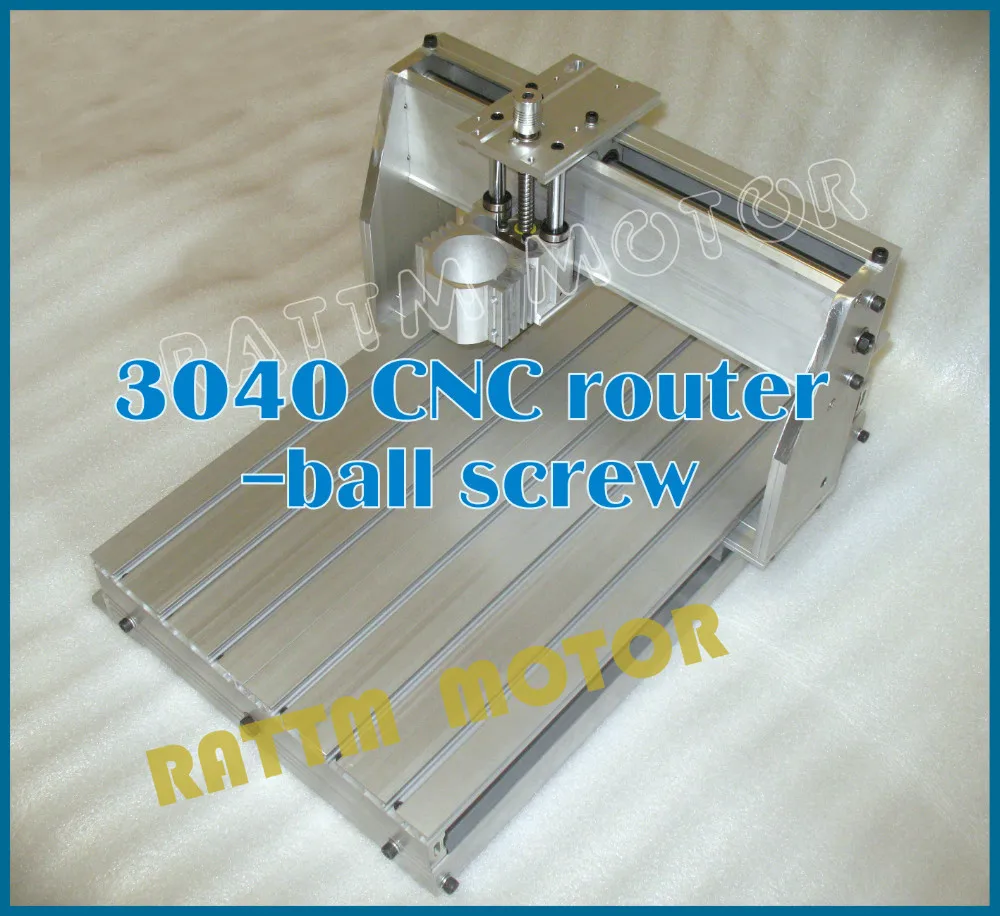 

Free Ship from DE&Free Tax 3040 CNC router milling machine mechanical kit CNC aluminium alloy Frame ball screw