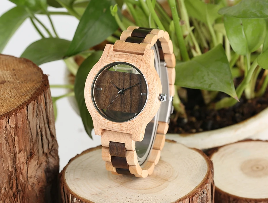 Top Luxury Full Bamboo Wood Quartz Watch Mens Hollow Analog Handmade Bracelet Sports Wristwatch Male Simple reloj de hombre 2017 2018 Gifts (35)