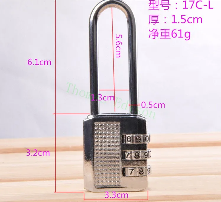 Металлический замок с паролем 5,6 см длинный луч цифровой замок с паролем