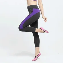 Женские нескользящие бандажные хлопковые спортивные носки для йоги, Женские Дышащие носки для пилатеса и балета, танцевальные носки, тапочки, 6 цветов, для девочек