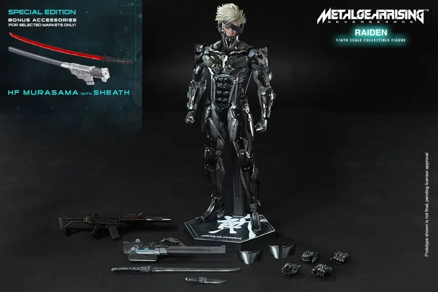 HT VGM17 1/6 Metal gear Rising Revengeance Raiden 12 дюймов Коллекционная фигурка