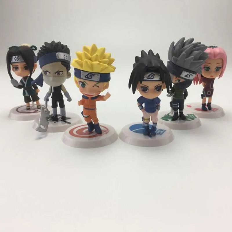 

Anime Naruto Figure 7cm Classic Toys 6Pcs/Set 4 styles Set Figurine PVC Toy Action Figure Japanese toys