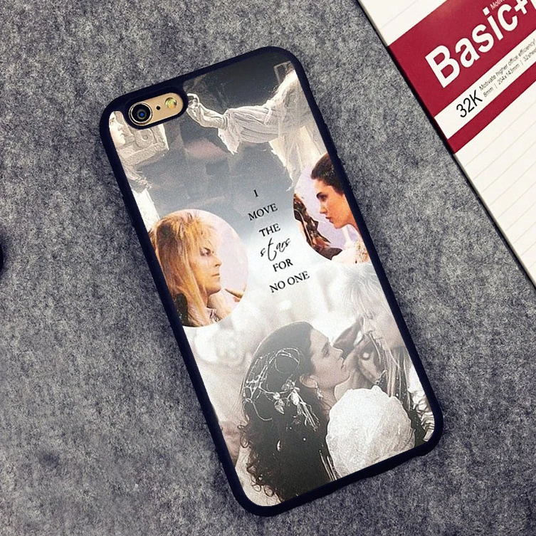 lack Labyrinth Movie Only Forever Soft Silicone Full Protective case Cover For iPhone X 8 7 7Plus 6 6S Plus 5 5S SE |