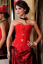 White Black red slimming Showgirl Costumes Wedding Corset Bra Lingerie Sexy Bridal Corset Bustier Top Gothic Steampunk Overbust