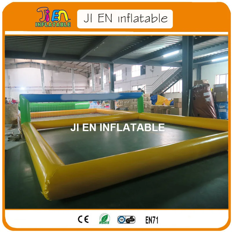10x5m Air Tight Water Floating Inflatable Football Field Beach Inflatable Volleyball Court For Sale 6