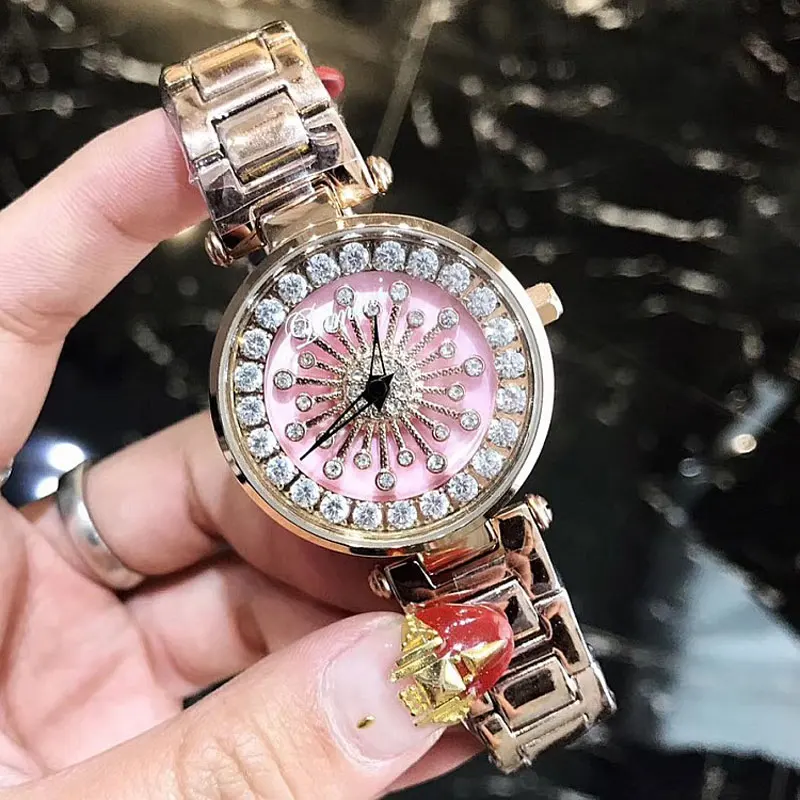 Часы женские из нержавеющей стали под розовое золото 2018|watch big|watch ladieswatch stainless |