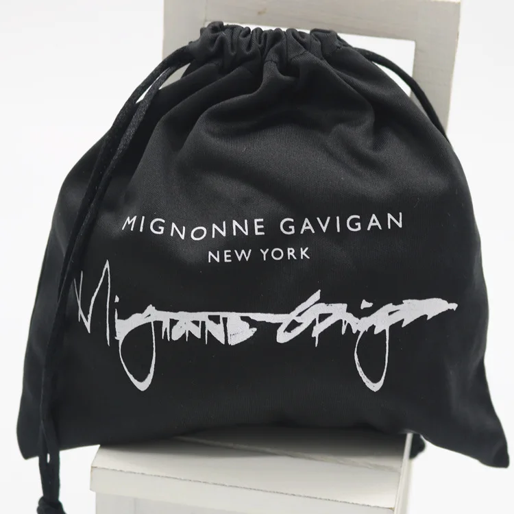 Us 53 5 Satin Drawstring Bags Jewelry Makeup Gift Wedding Party Storage Hair Bundle Wigs Shoe Silk Cloth Pouch Custom Logo Print 50 In