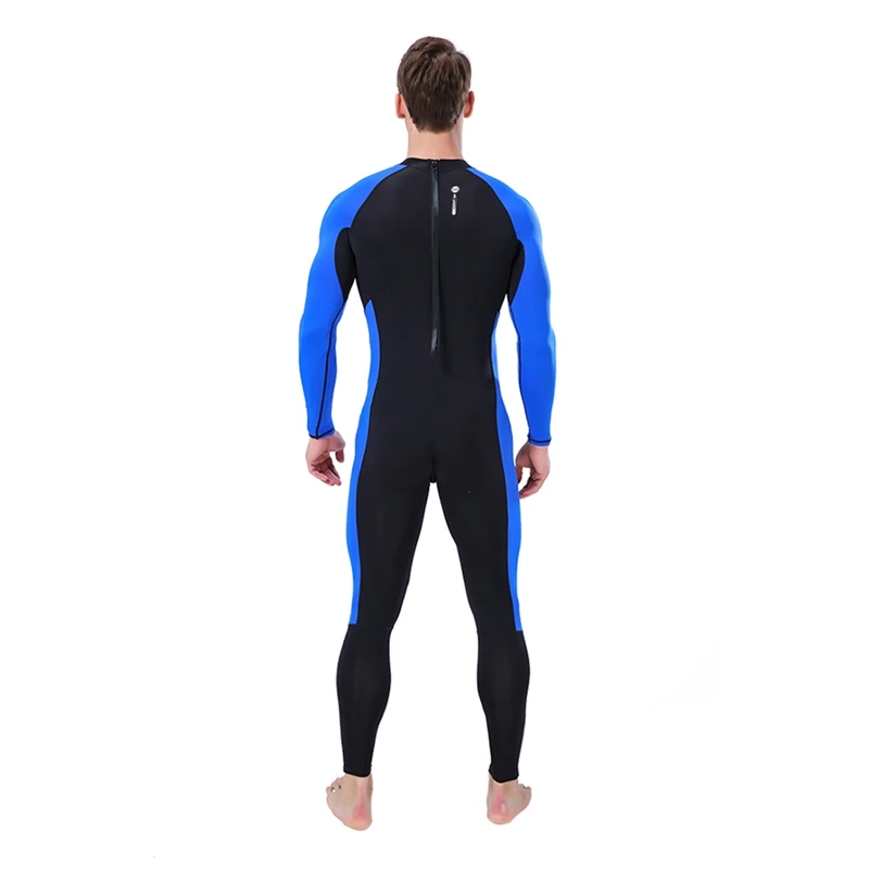 Men's Thin Sweat-absorbent And Quick-drying Swimsuit One-piece Waterproof Sunscreen Surf Diving Suit Swimsuit