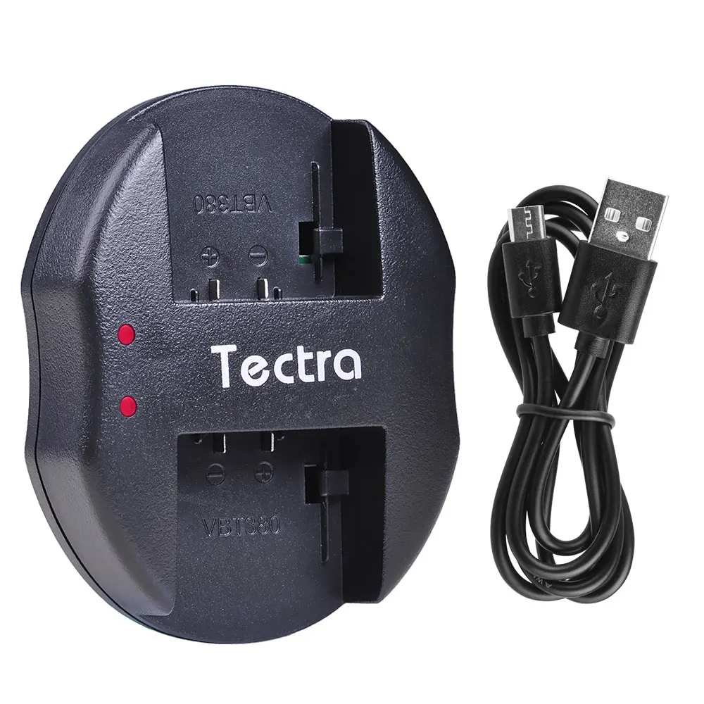 Tectra VW VBT380 VBT190 VBK360 зарядное устройство для Panasonic HC V180GK V380GK V130 USB двойное