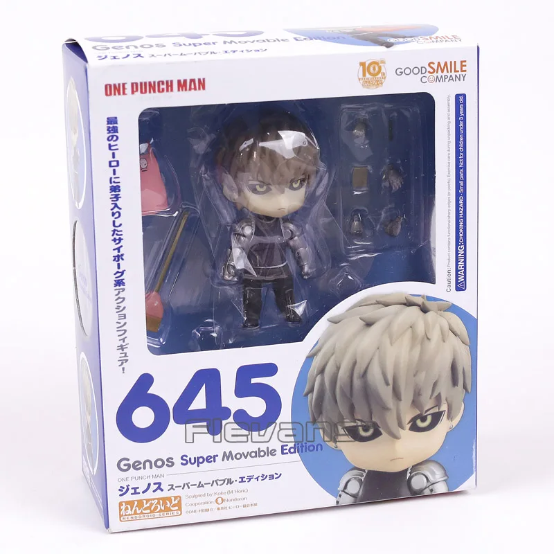 Аниме One Punch Man Генос 645 Nendoroid ПВХ фигурку Коллекционная модель игрушки куклы