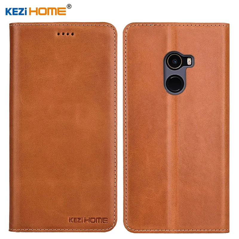 Чехол для Xiaomi Mi Mix 2 KEZiHOME высшего качества флип чехол из натуральной кожи с