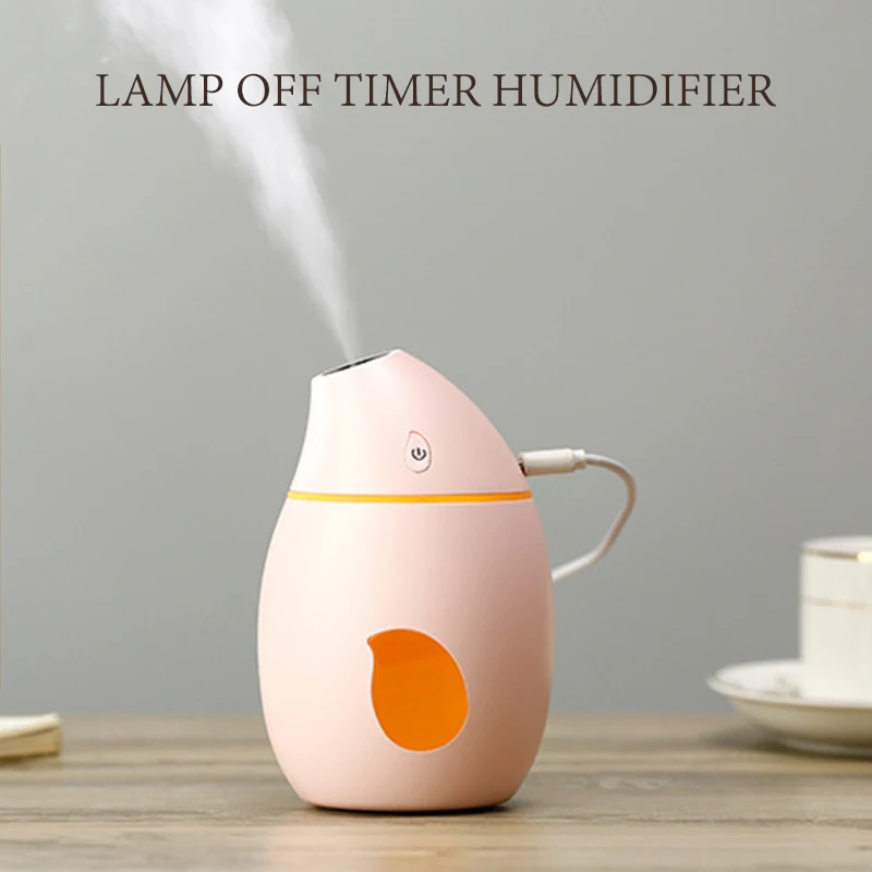 

Cute Humidifier Mango Mini Air Purifier Portable USB Diffuser Universal Home Office Purifier with LED Lights Home Oil Diffuser