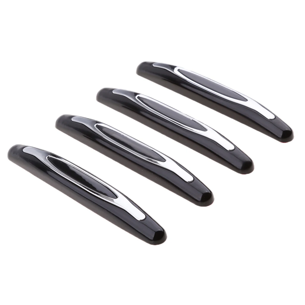 4 Pieces Universal Car Door Edge Bumper Protector Guard Sticker Self Adhesive Scratch Resistant 
