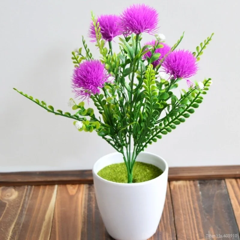 

Colourful cute silk ball chrysanthemum flower fake artificial dandelion 5 heads/bouquet Outdoor garden decoration flower plant