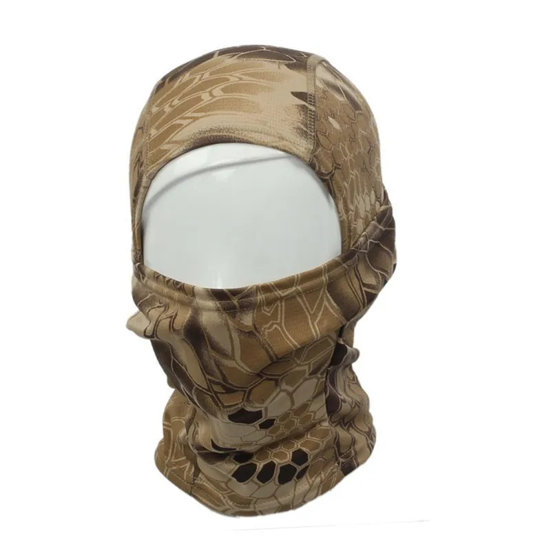 LIS ALICES тактическая быстросохнущая маска с капюшоном Охота полная маска для пейнтбола военный игровой шлем камуфляжная Военная маска для лица
