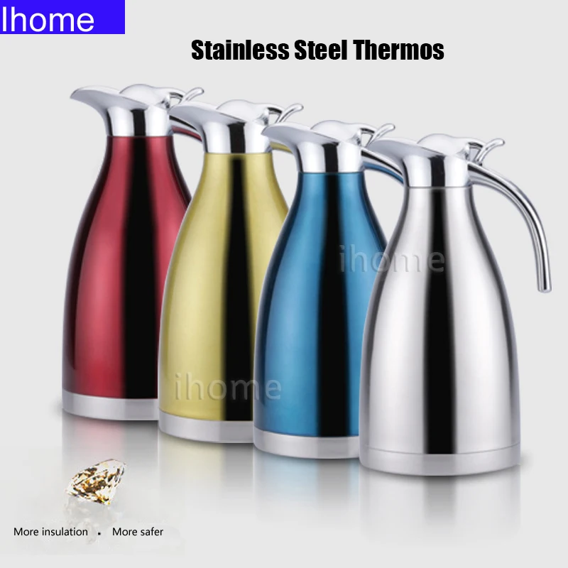 Thickened Sus304 Stainless Steel Thermal Insulation Kettle For Home, Large  Capacity Hot Water Bottle, Outdoor Camping Water Bottle, Coffee Pot And  Water Storage Bottle