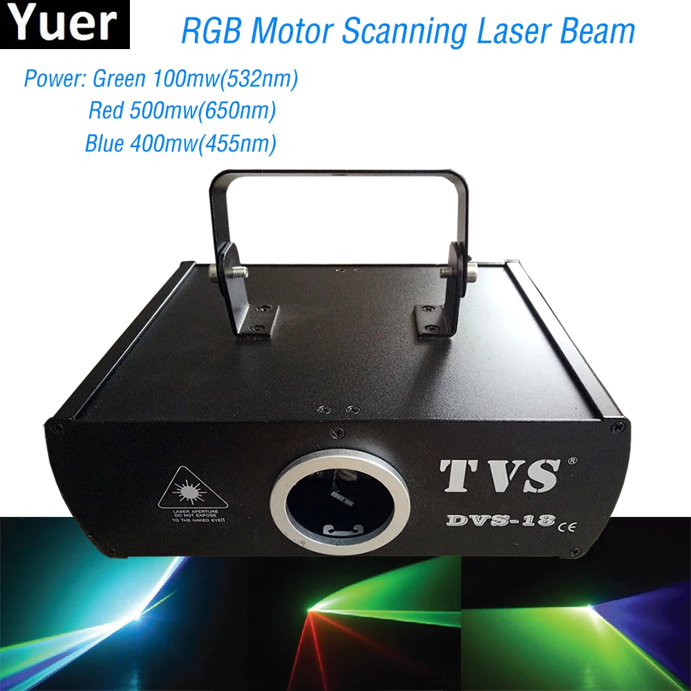 2019 New RGB Multi Color Scanning Laser Beam Stage Light Dmx512 Laser