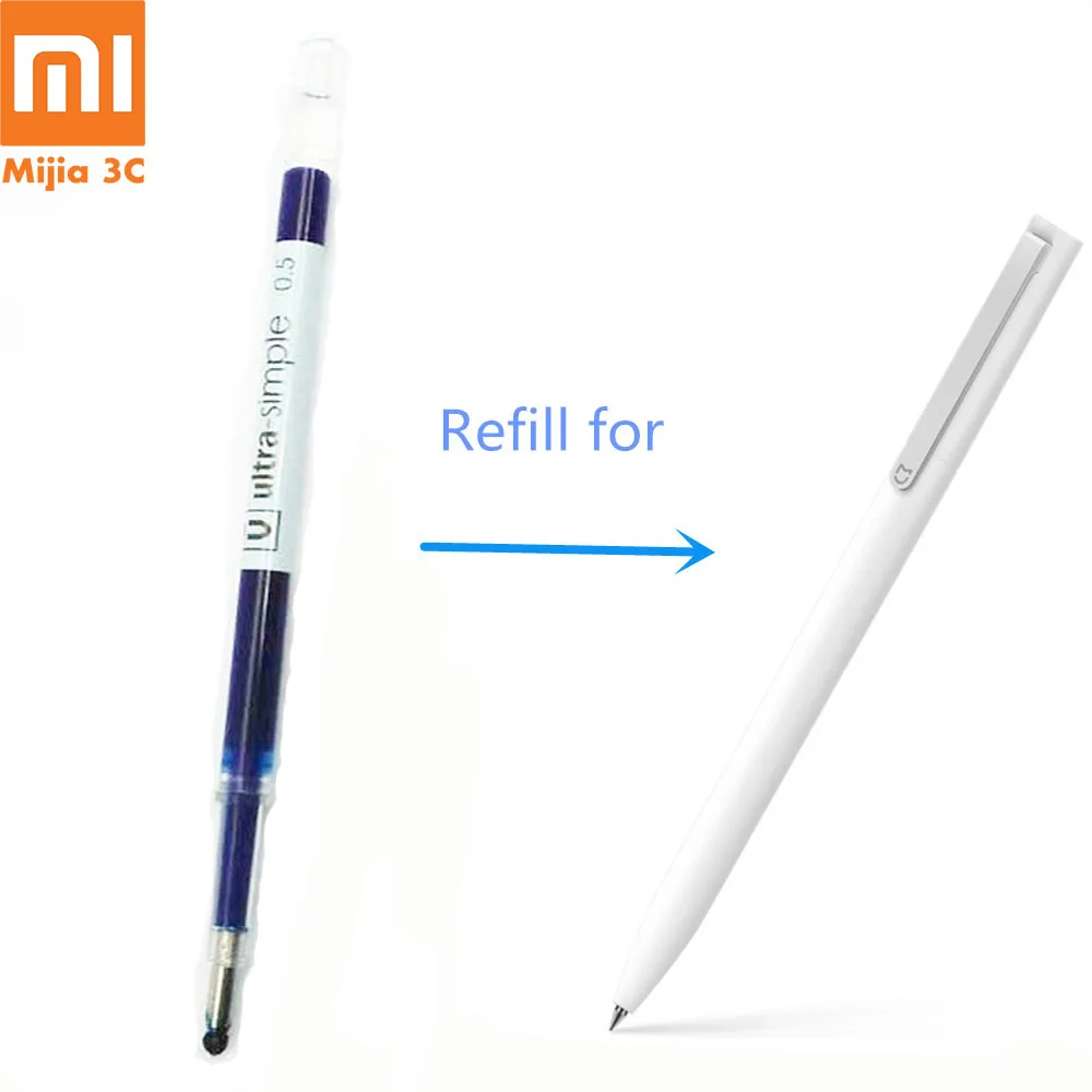 

0.5mm Blue Color Inks Refill For Xiaomi Pens Replacement Only For Old Version Xiaomi pen