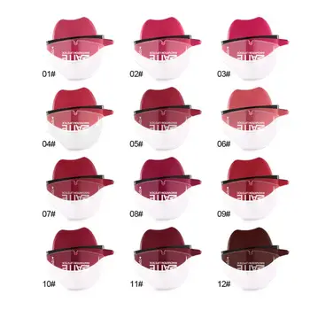 

12 Colors Innovation Makeup Matte Velvet Lazy Styling Lipstick Full Coverage Long Lasting Waterproof Lip Balm Beauty Cosmetic