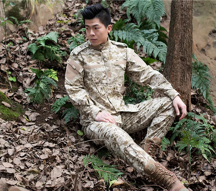 Камуфляжная армейская военная форма Америка тактическая Боевая куртка+ брюки карго одежда мужское военное снаряжение