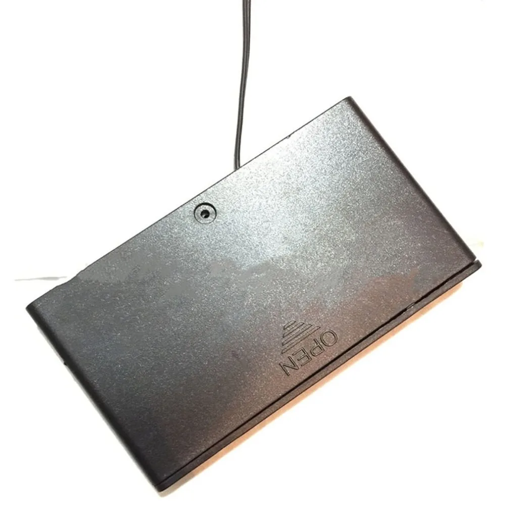 

Fluorescent plate battery box No. 8 section 5 back to back with 2.1*5.5dc head live source battery box 8AA