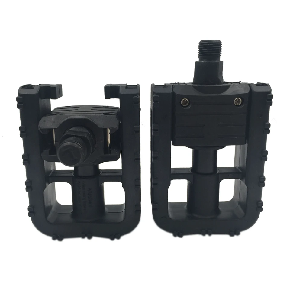 Buy Bicycle Pedal Bike Folding Pedals Universal Plastic Non slip Black Folded