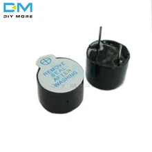 5 шт. активный зуммер Магнитный долгий непрерывный сигнал бипера сигнал звонка мини активные пьезоэлектрические зуммеры подходят для Arduino 12 мм 5 В