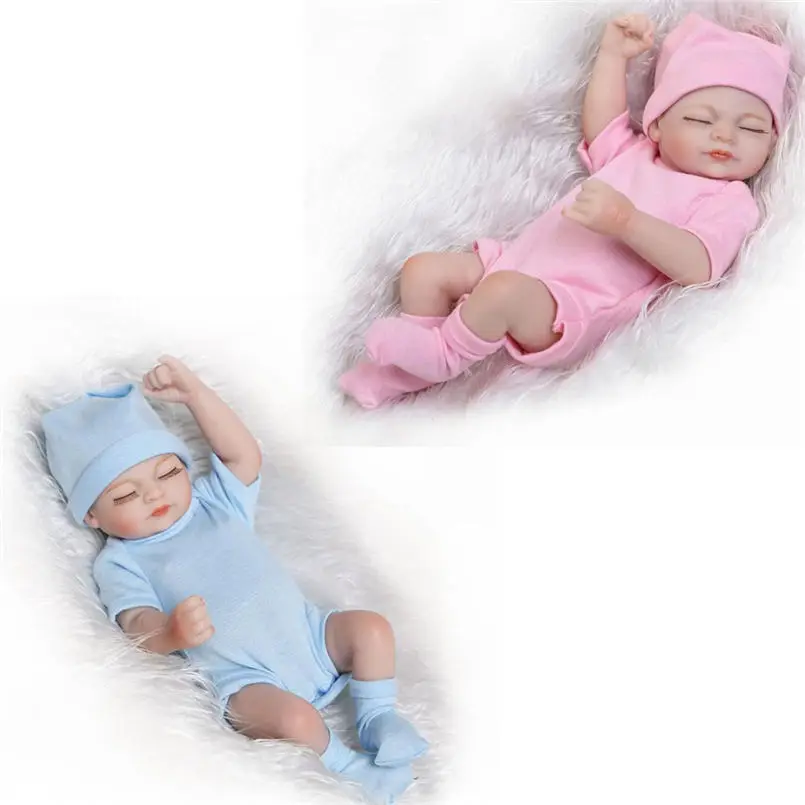 6cm Reborn Baby Dolls Cute Design Kids Soft Vinyl Lifelike Newborn Doll Girl Best Birthday Gift For Children Girls Toys 20