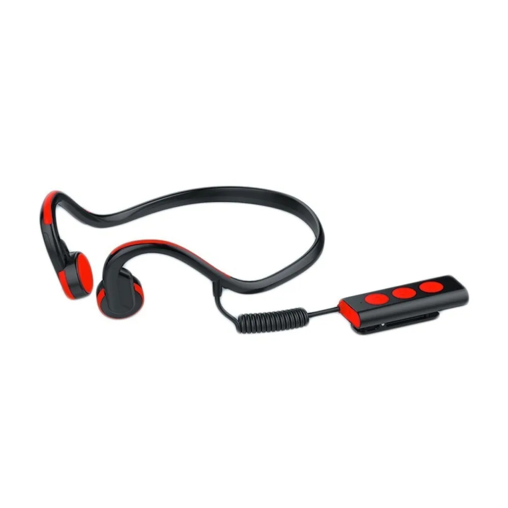 

Open Ear Bone Conduction Headphones Sports Headphone with Waterproof Sweatproof and Noise Reduction Microphone