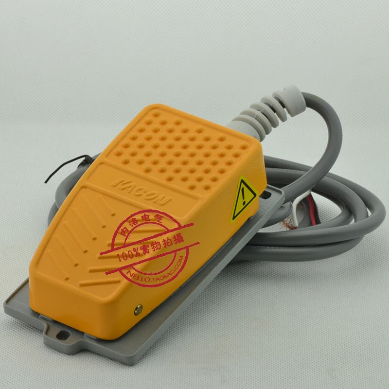 

[SA]Korea Kaikun KACON small aluminum foot switch HRF-MD212Y 10A / 250V 1C original--10pcs/lot