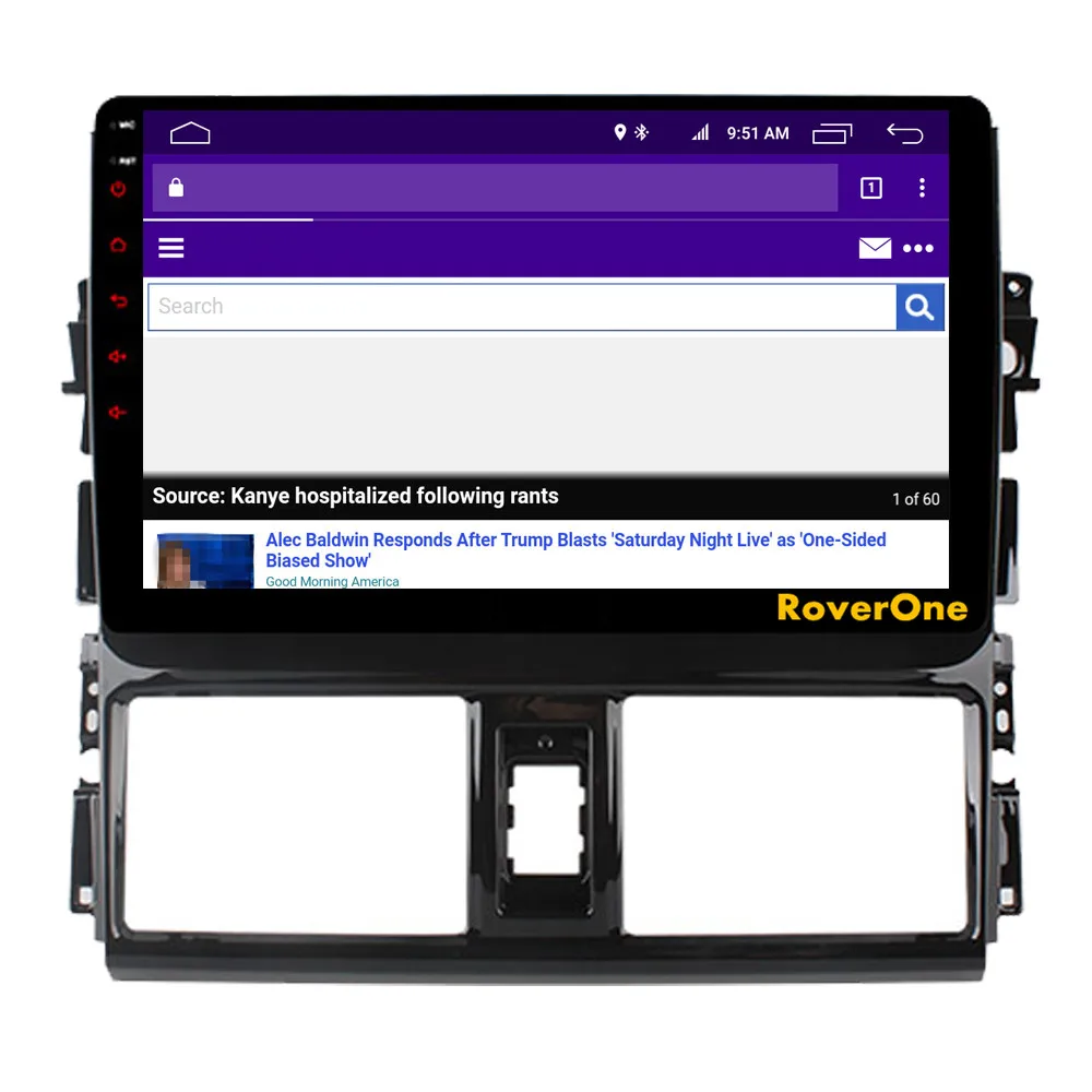 Discount RoverOne Android 9.0 Octa Core Car Radio GPS For Toyota Vios Yaris L 2013 - 2015 Touchscreen Multimedia Player Stereo Head Unit 11
