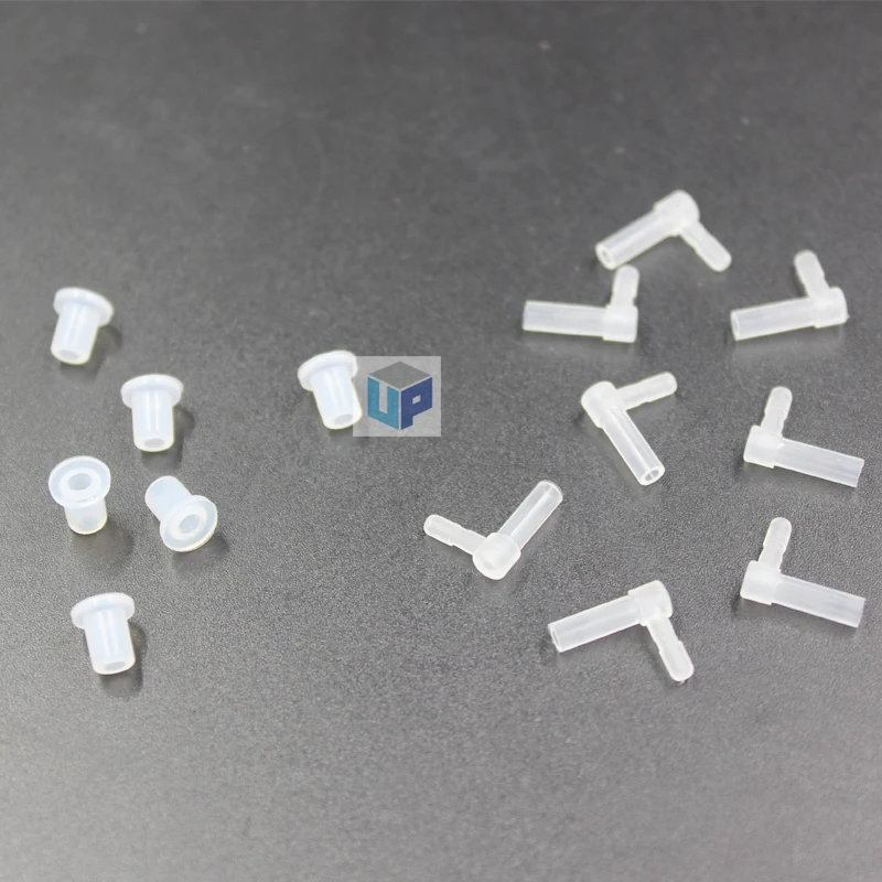 

CISSPLAZA 100pcs CISS pipeline sleeve + 100pcs tube bend /pipeline connector Continuous Ink Supply System Accessories