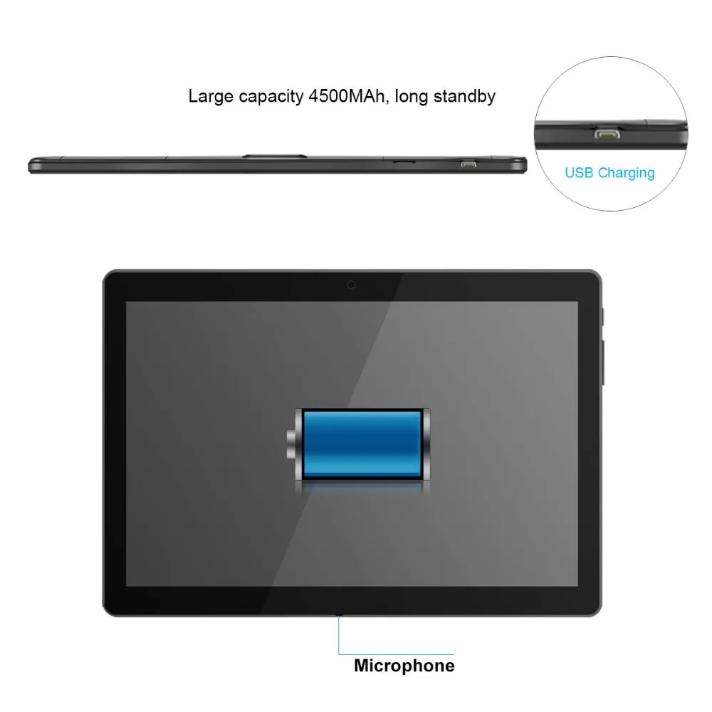  10.1 android tablet Octa Core Android 7.0 3G WCDMA smartphone google tablet 2GB ROM 1280*800 IPS WI