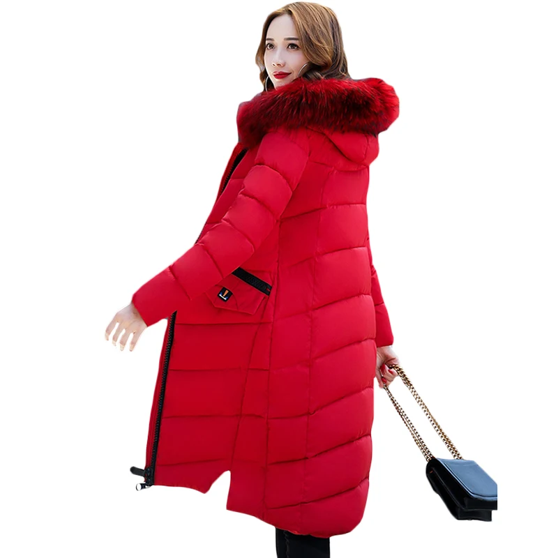 À Manteau 2017 Veste rose Fourrure Et Femmes rouge army Qualité Luxueux Avant kaki Survêtement Green Zipper Noir Chaud Grand Parka gris Hiver Xh732 Long De Bonne Poches Capuchon tqvF58q