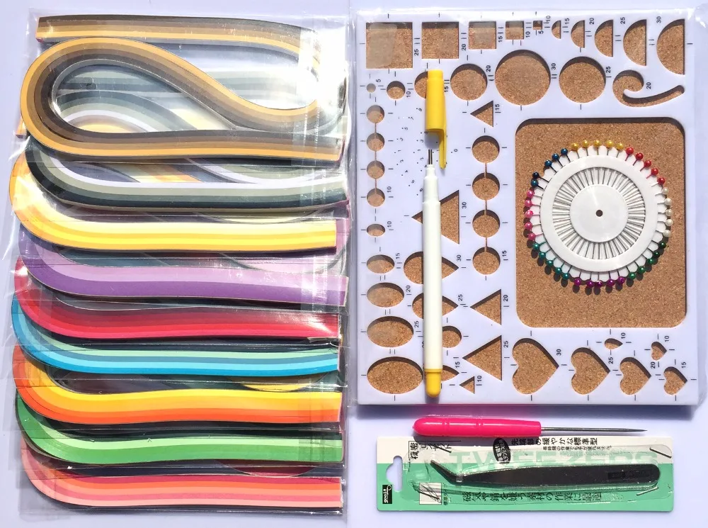 New paper quilling Kits With Mold board / 54CM Quilling Paper 900