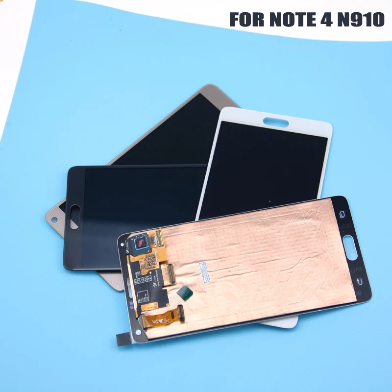 Ремонт ЖК-дисплей для Samsung Galaxy Note 4 Note4 N910C N910 N910A N910F + сенсорный экран в сборе 100%